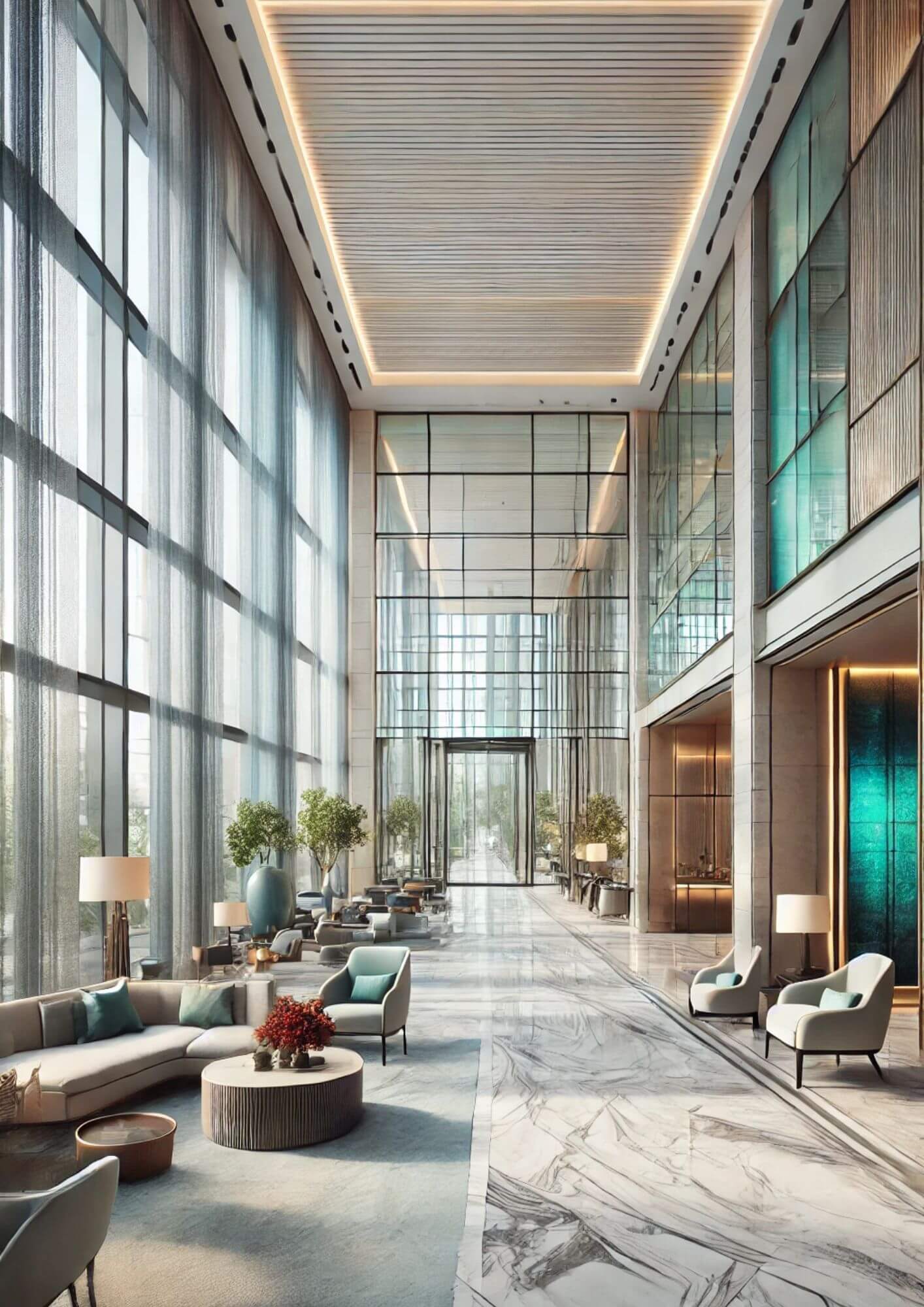 Vetrate e Vetrate scorrevoli - Glass solutions for Hotels