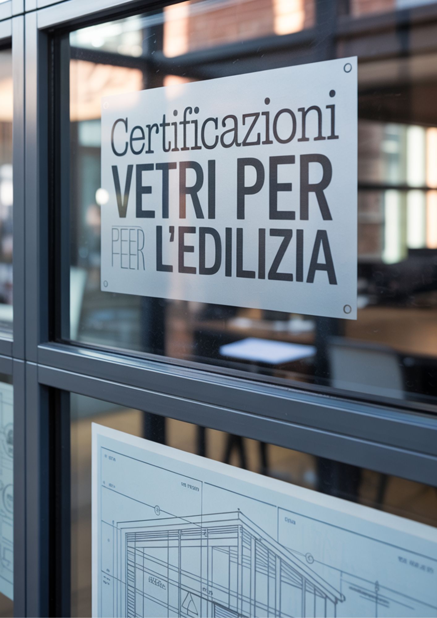 Certificazioni vetri per l'edilizia