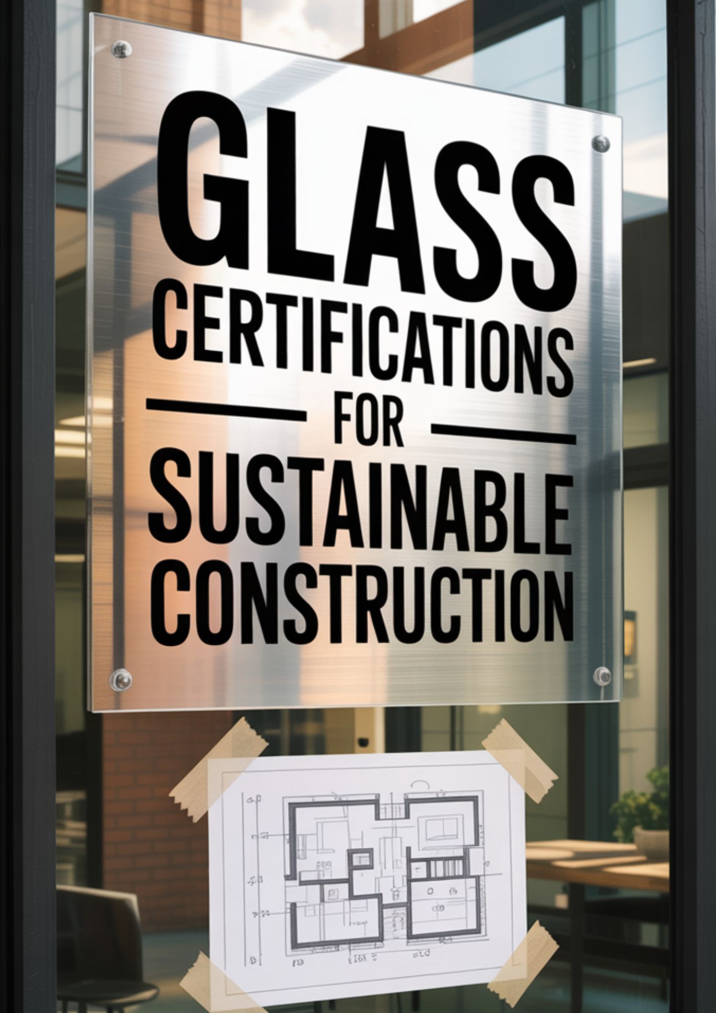 Glass certifications for sustainable constructions